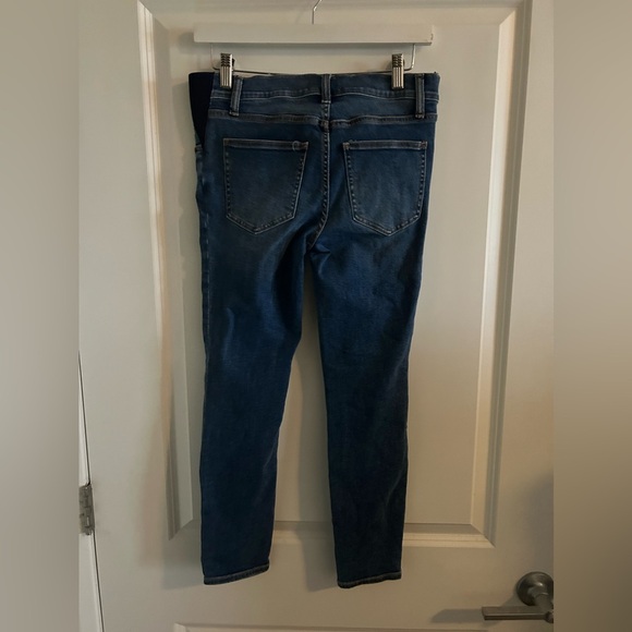 Hatch Collection Under The Bump Slim Maternity Iran in Blue - Picture 9 of 12